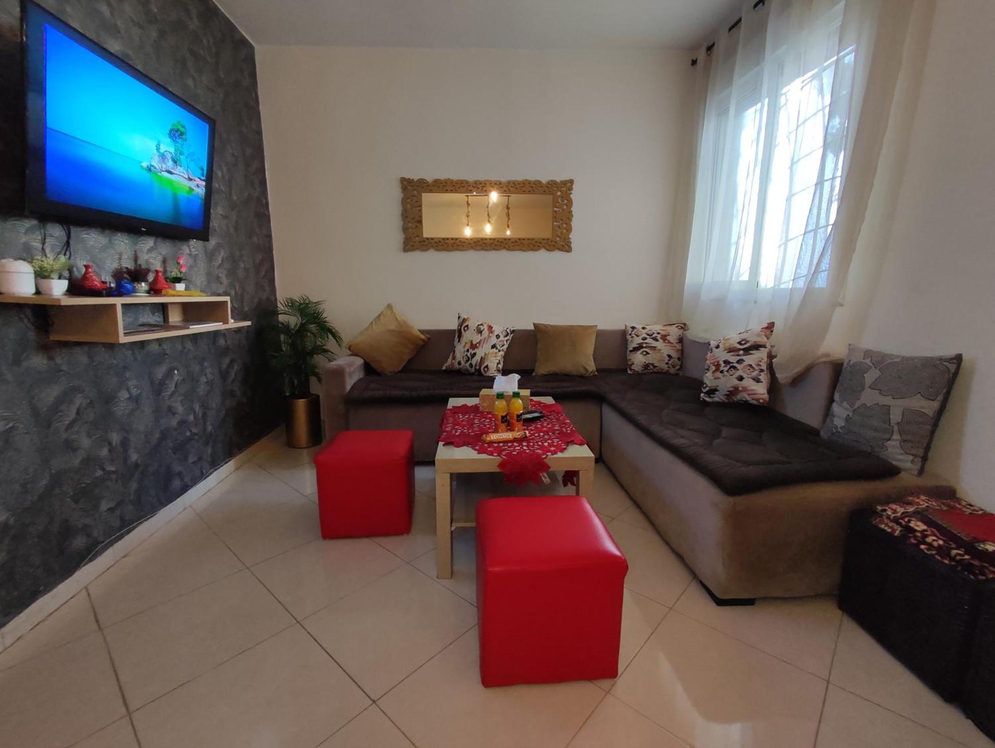 Beautiful Ground-Floor Apartment With Portable Air Conditioning, Parking, And Free Wi-Fi Casablanca Luaran gambar